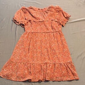 Floral Orange Trixxi Dress